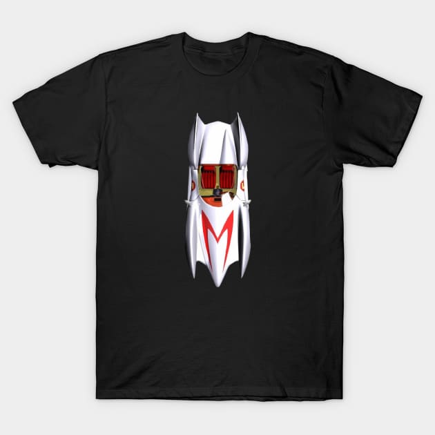 Speed Racer - Mach 5 Car Top - Vintage Retro - Clean T-Shirt by Barn Shirt USA